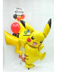 Pikachu AirWalkers with Bubble Balloon Bouquet